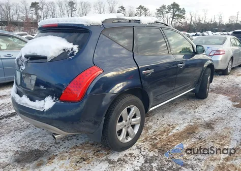 2006 Nissan Murano Sl from USA, damaged, VIN JN8AZ08W46W521039